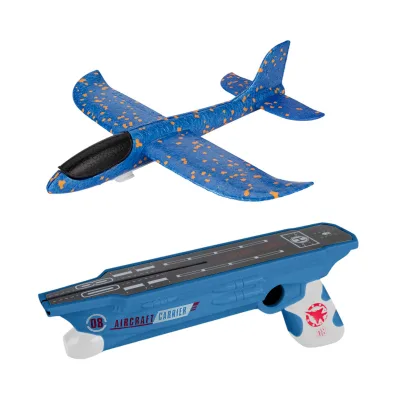 Customized Foam Airplane Toy Hand Throwing Plane Glider Aircraft Electronic Sports Toy Mini Plane Shooting Toys