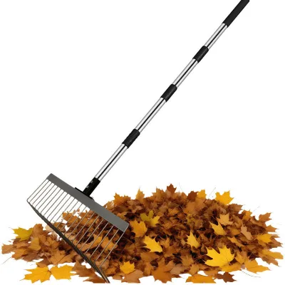Detachable 21-tooth Grass Raking, Garden Tool, Stainless Steel Garden Raking, Garden Raking