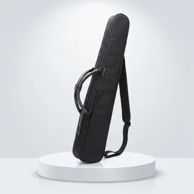 Padded Double Zipper Oxford Fabric Gig Bag Hand Carry Backpack Case for Clarinet Straight Saxophone Electronic Wind Instrument