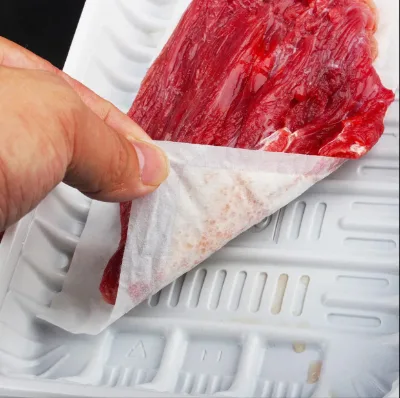 Meat Soaker Absorbent Pad Disposable Absorbent Pads Food Soaker Food Pack Moisture Absorb Pad for Fresh Meat Packaging Tray