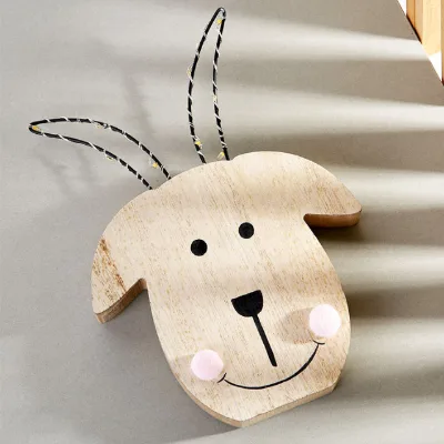 Laser Cut Wood Christmas Ornaments Custom Wood Pendant