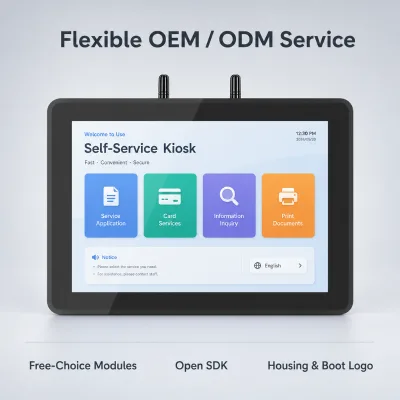 10.1 Inch Fanless Industrial Panel PC All in One Embedded Computer Android Capacitive Touch Screen Wall Mount IPC