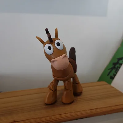 Cartoon Movie Horse Character Grass Garden Horse Figurines 3D Miniature Cartoon Animal Horse Realistic Toys Cake Topper Ornament
