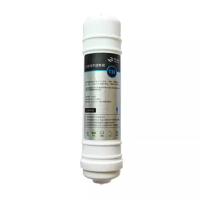 High Quality T33 Post Activated Carbon Energy Alkaline Water Filter Cartridge for Outdoor & Household Use