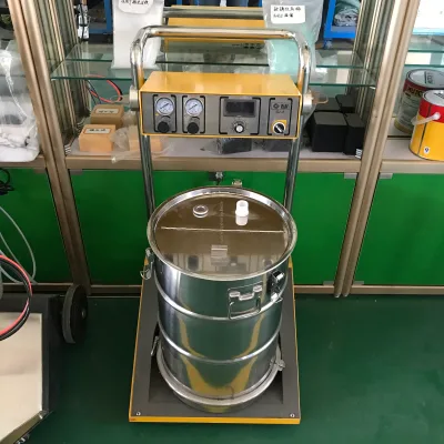 Hot Sale Electrostatic Powder Coating Machine with Vibrator Box Feed Type Quick Color Change Spray Paint Gun