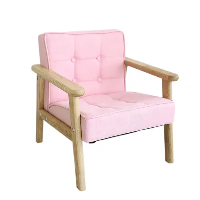 Hot Sale Mini Wooden Kids Chesterfield Sofa Set for Kids Room