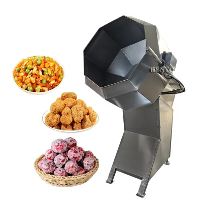 Automatic Octagonal Seasoning Machine / Snack Seasoning Machine / Popcorn Flavoring Machine