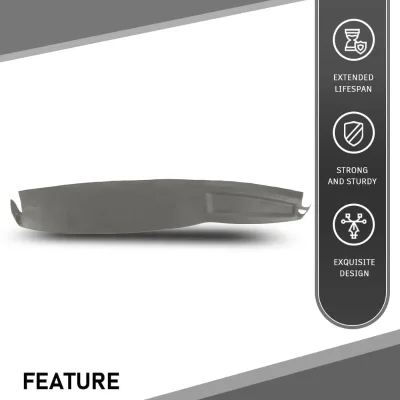 Molded Dash Cover Grey Compatible with 2002 2003 2004 2005 Dodge Ram 1500/2003-2005 Dodge Ram 2500 3500