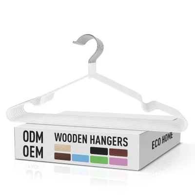 Metal Plastic Clothes Non-Slip Clothing Pants PVC Dipped Plastic Groove Hanger Heavy Pants Rubber Clothing Hangers