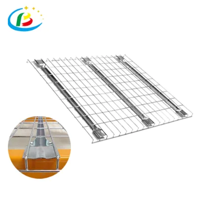 Commercial Detachable Punch Deck Pallet Racking with U Support Wire Mesh Decking for Storage & Cargo Storage Equipment