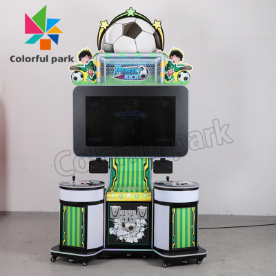 Colorful Fun Amusement Park Games Machines Entertainment, Sports 3D VR, Coin-Operated Music Video, Arcade Soccer Simulator
