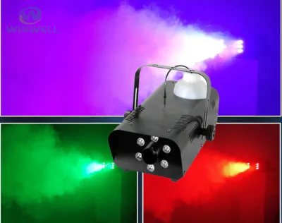 Winwell W-D030 900W Fog Machine Remote DMX512 Control Metal Construction 1.5L Liquid Capacity for Stage DJ Lights Party Wedding