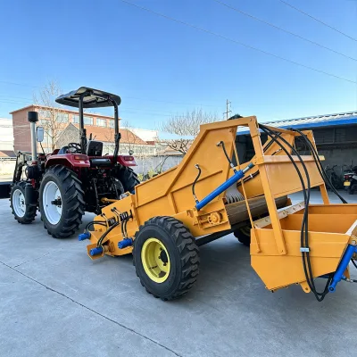 New High Efficiency 1000mm Wide Beach Sand Cleaning Equipment 1m Hopper Capacity for Debris Collectors Beach Cleaning