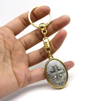 New Arrival Jerusalem Keychain for Promotion Gifts