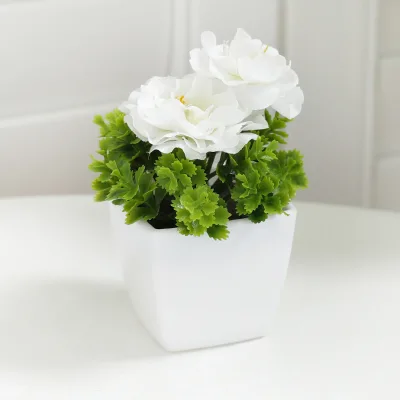 New Arrival Wedding Centre Pieces Table Decoration Plastic Flower Pot Manufacturer Artificial Flower Potted