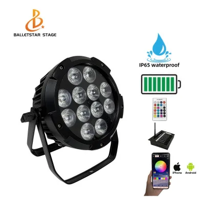 6in1 Waterproof Wireless Battery Lamps Wedding Outdoor Battery Led Par Light