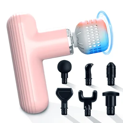 Professional Deep Tissue Percussion Massage Gun with Four Heads