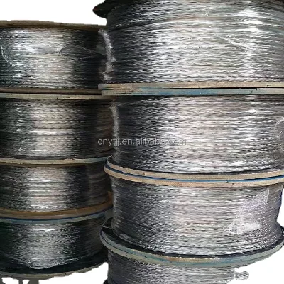 9-30mm Galvanized Anti Twisting Braided Steel Wire Rope Breaking Load 55KN-540KN