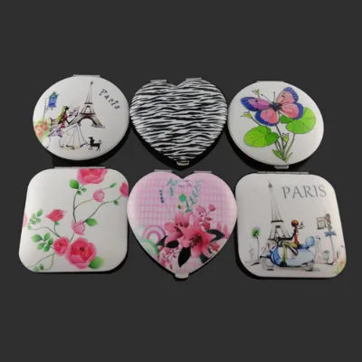 Mix Designs Paris Gift Square/round/heart Shaped Metal Mirrors
