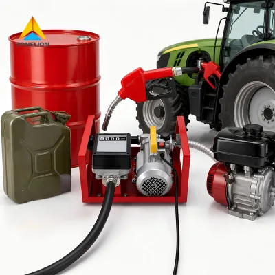 New Portable Quantitative Electric Diesel Transfer Pump Refueling Pump Assembly