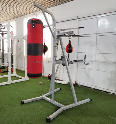 Boxing Stand with Steel Frame Punching Bag High Quality Gym Equipment Sandbag Rack Height Adjustable Boxing Rack