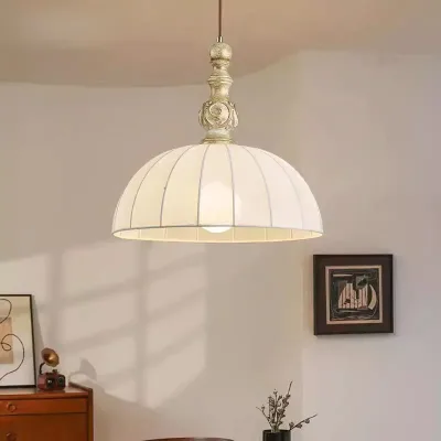 Japanese Wabi-Sabi Fabric Pendant Light for Dining Room, Cafe Bar and Minimalist Interior Lighting Minimalist Modern Chandelier