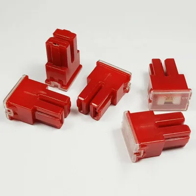 J Case Micro Type Auto Fuse Slow Blow High Breaking Capacity 20A-100A Copper and Plastic Material 32V Rated Voltage