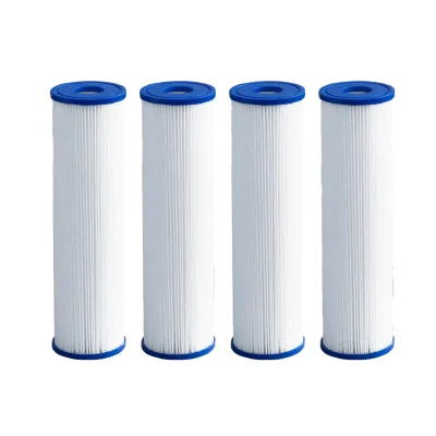Universal Replacement Reverse Osmosis Pleated Polyester PP Filter Cartridge with 5.0 Micron 100 GPD Flow Rate for Household Use