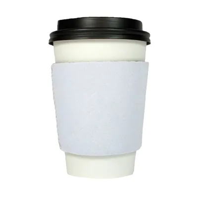 Sublimation Blank Neoprene Reusable Hot Coffee Cup Insulator Sleeves DIY Print Neoprene Coffee and Tea Cup Holder Sleeves Cover