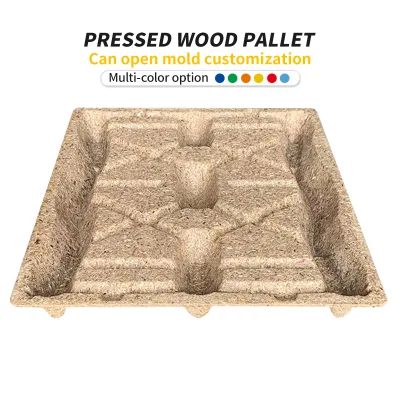 Heavy Duty Compressed Molded Wood Fiber Pallet Waterproof Fireproof High Dynamic Load Capacity (2.0T-3.0T) 2-Way Entry for