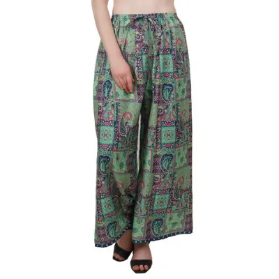 PLAZO PANTS , STRAIGHT TROUSERS , FLORAL PANTS, SILK TROUSERS , FLORAL SILKY PANTS