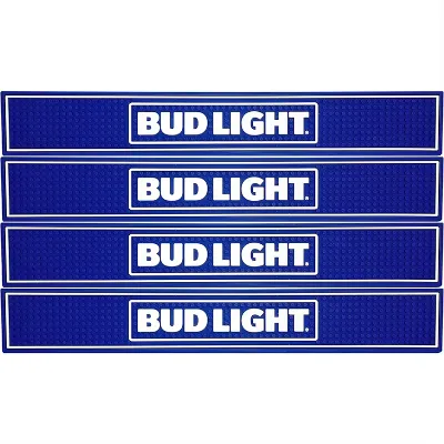 Easy-cleaning and Use Non Slip Rubber Anti Slip Soft PVC Bar Mat with Custom Brand Logo for Bar Accessories