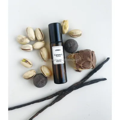 Amber Gourmand Vegan Cruelty-Free Body Fragrance Oil Vanilla Roll-on for Women's Day-to-Day Travel Perfume