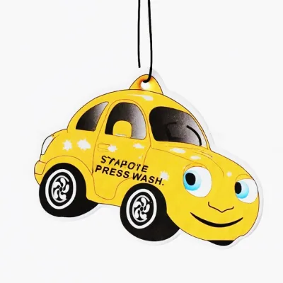 Customized Design Paper Scented Car Air Freshener Paper Card Car Perfume Hanging Car air Freshener