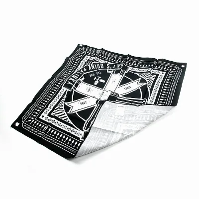 23'' * 23'' Silk Screen Printing Custom logo square Bandana Scarf