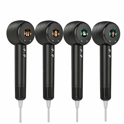 Professional Hair Dryer 6 Modes Child Pet Care Secador De Pelo Quiet Smart Animated Display 500M Negative Ion Portable Blower