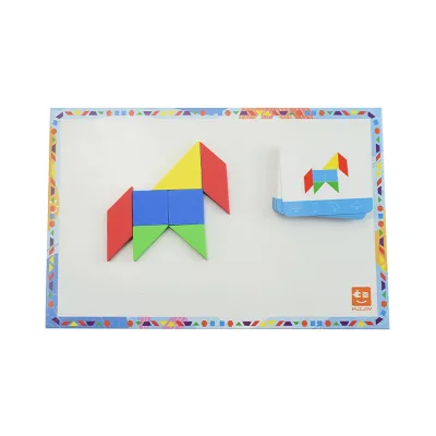 118 Pcs Montessori Toys Magnetic Pattern Blocks Set Geometric Manipulative Shape Puzzle