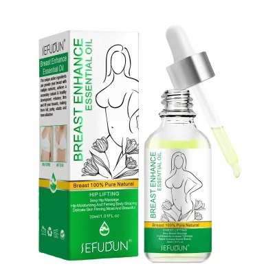 Pure Natural Herbal Breast Enhancement Essential Oil  Enlarging and Firming Body Care Massage Customization Is Supported