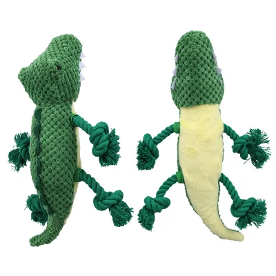 New Design Animal Series Dog Squeaky Plush Toys High Quality Dog Toys with Sound Chewing Ropes Molars BB Barking