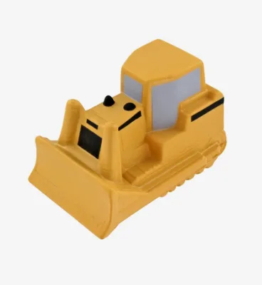 Custom Logo Bulldozer Stress Reliever Squeeze Toy Promotional Gift 4 Inch