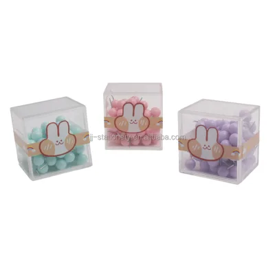50pcs/box Pastel Color PUSH Pins for Office and School Home
