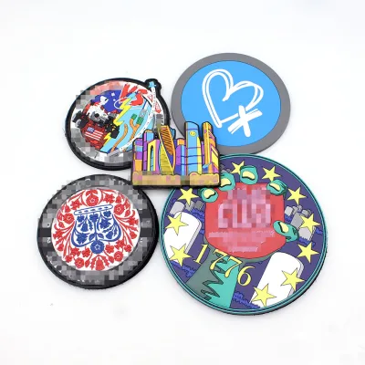 Custom Made Fashion Multicolor Accessory Embroidered Patch Pvc Patch