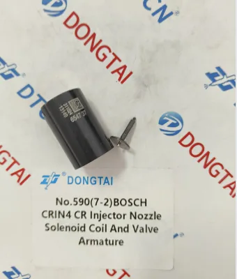 NO.590(7-2) Bosc h CRIN4 4pins Injector Nozzle Solenoid Coil and Valve Armature
