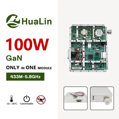 100W 433/ 900M 1.2G/1.5G/2.4G/5.2G/5.8G UHF L Band Professional Signal Shielding Wideband Rf Amplifier Low Altitude Security
