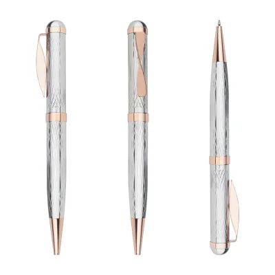 Smooth Writing Roller Ballpoint Pen Premium Metal Build, High-Quality Stationery for Office, School & Business Settings