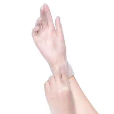 Vinyl Blend Gloves Nitrile Glove Xs Transparent Powered Free Vinyl Disposable PVC Safety Work Blue Anti-smash CN;SHG Hk-090 M-XL
