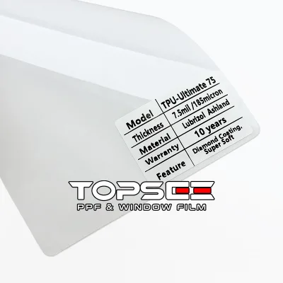 Super Soft Tear-Proof PPF 7.5 Mil Diamond Coated Clear Paint Protection Film 2027 New Trend Easy Install 10 Year Warranty