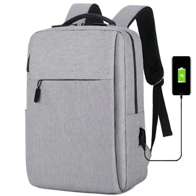 New Customizable Logo Gift Schoolbag Oxford Fabric Zipper Business Computer Backpack Laptop Bag