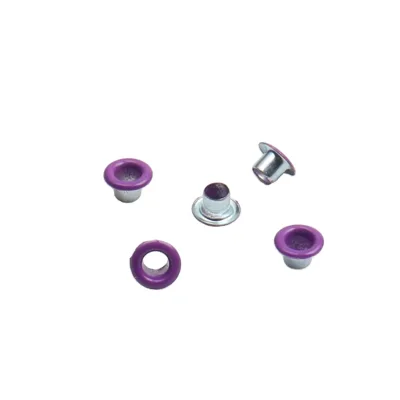 7mm Colored Eyelets Clamp Hot Selling Backpack & Canvas Accessory Versatile for Rope Hole & Garment Durable Metal Grommet