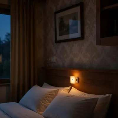 US/EU Plug Smart LED Induction Lamp with Night Light Sensor IP20 Rated 1W for Bedroom Wall Decoration